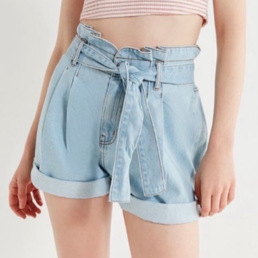 Urban Outfitters BDG paper bag denim shorts